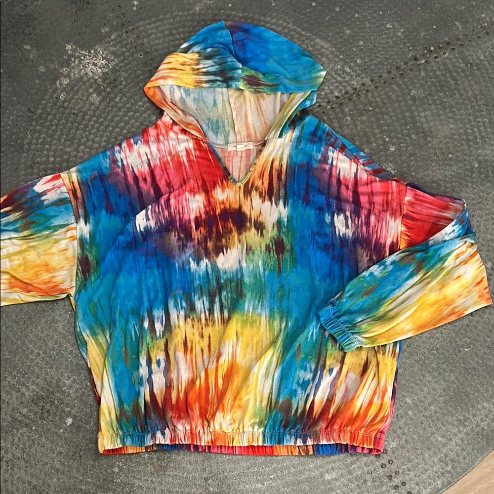 Colorful Tie-Dye Hoodie